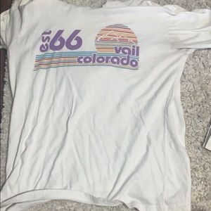 A white breathable Colorado hoodie